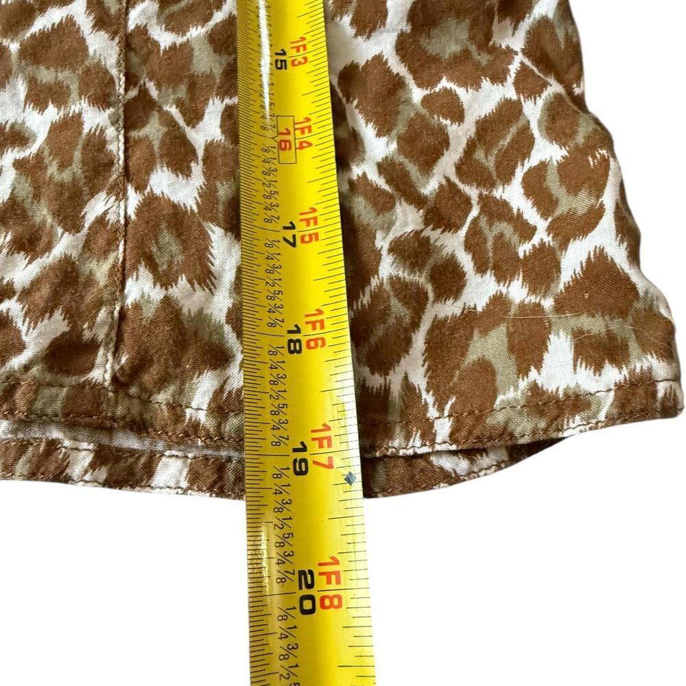 Liz Claiborne Lizwear Leopard Button-Up Shirt M - Picture 4 of 6